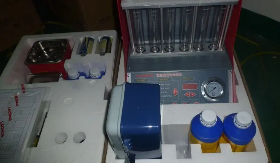 Старт ЧПУ 602a Топливная форсунка чище и Тесты er cnc 6 инъекционных поток