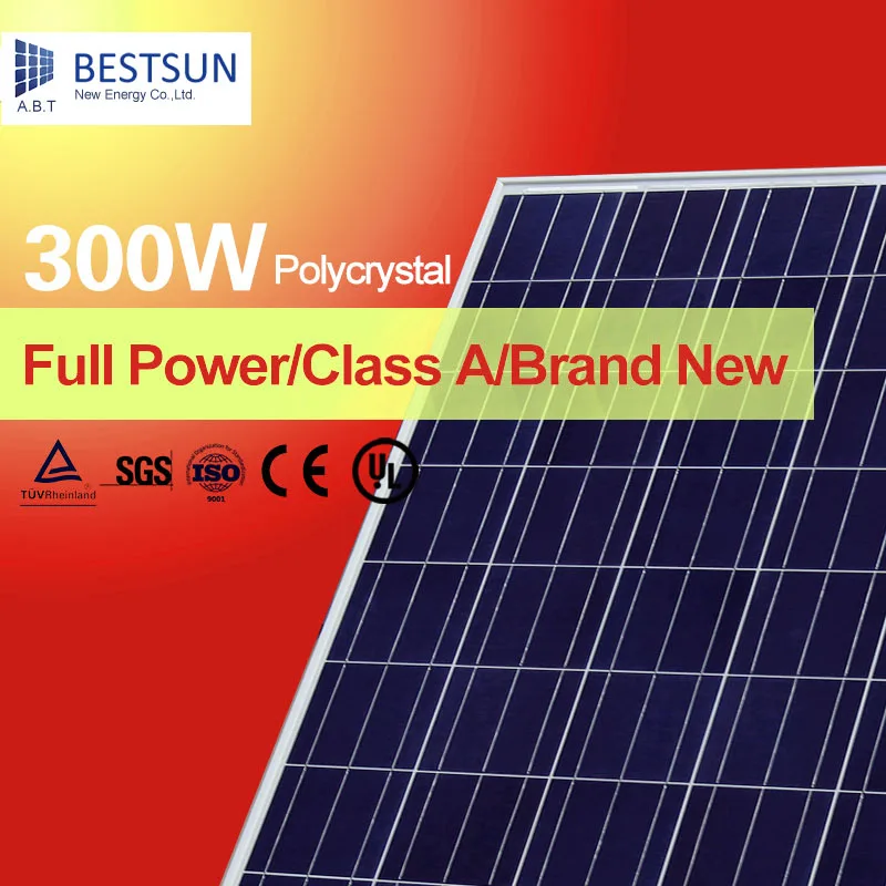 BS-300W Лидер продаж sunpower 300 Вт поли PV гибкие солнечные панели производитель с полным