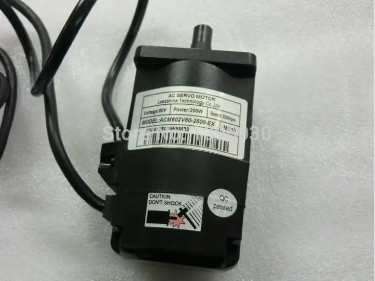 1 шт. ACM602V36-01-2500 200 Вт Серводвигатель 36-80VDC 8.4A-25A для серводвигателя ACS806 бесщеточный