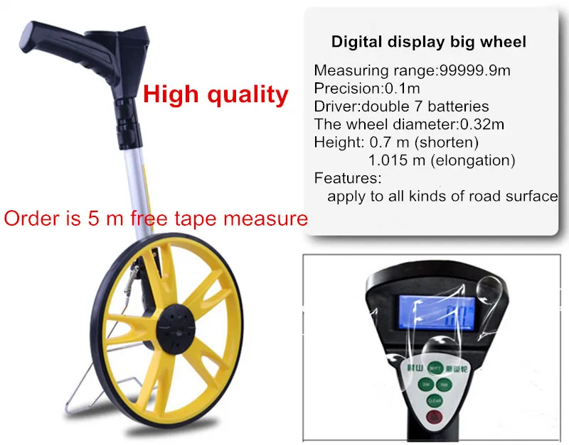 Электронный линейка измерения колеса электронный цифровой дальномер