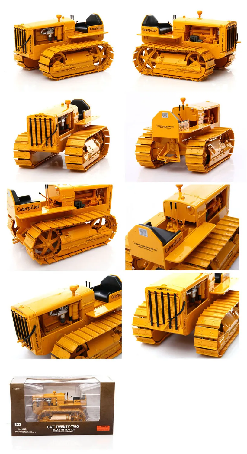 NORSCOT 55154 CAT Twenty Two трактор/гусеничный 1:16 масштаб строительные транспортные средства игрушка