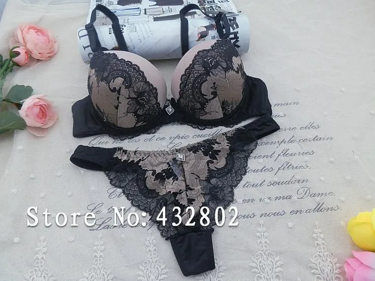 Julexy ABC, сексуальный кружевной Женский комплект с бюстгальтером пуш-ап, открытые стринги, бюстгальтер, Короткие комплекты, французское романтическое интимное нижнее белье, Комплект трусов