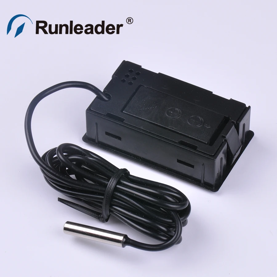 Цифровой измеритель температуры Runleader TM102 со светодиодный ным дисплеем термометр