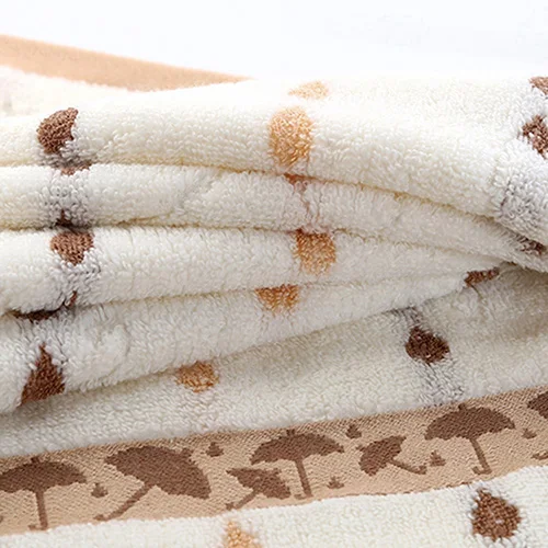 Мода Мягкое Лицо Шайба Полотенце Ванная Комната Зонт Raindrop Шаблон | Дом и сад