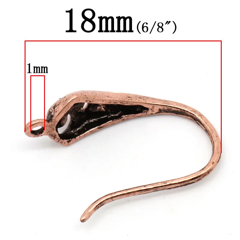 LASPERAL 10 шт. медные Крючки для сережек Античная Бронза Полые Серьги Поиск женщин DIY