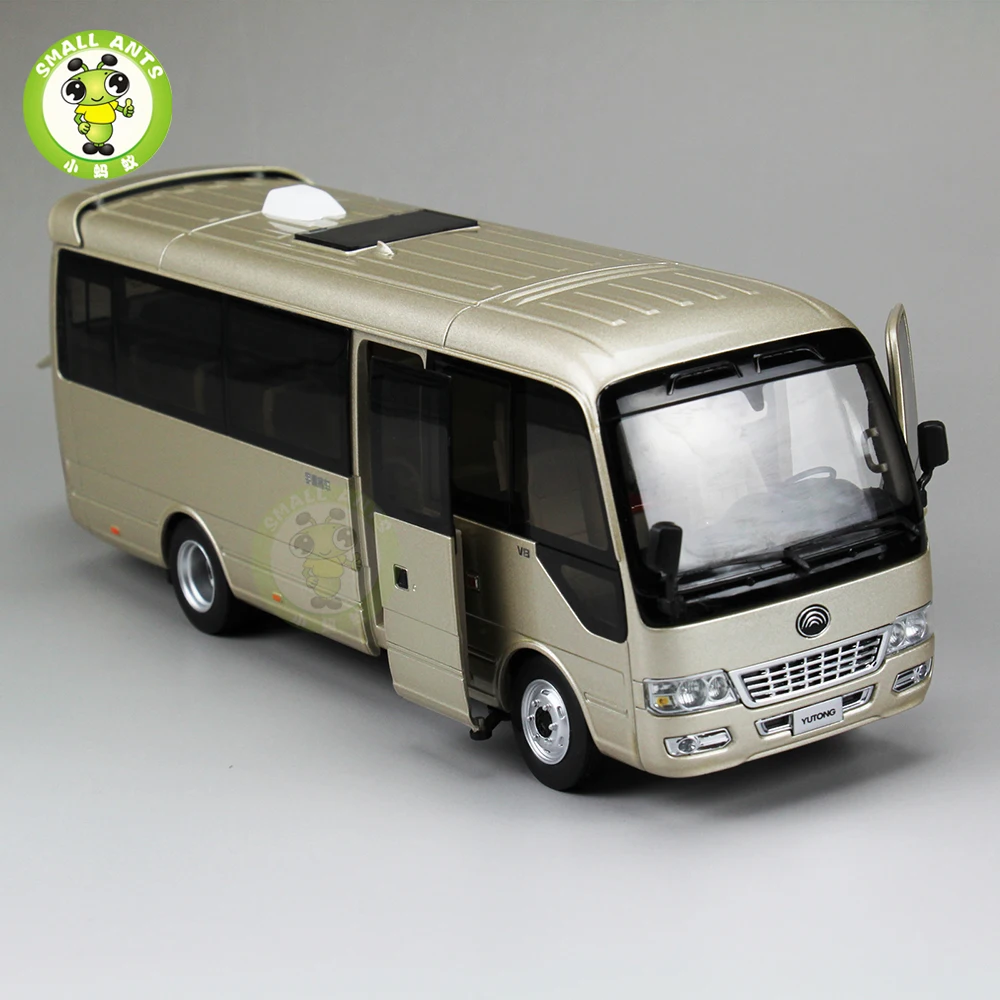 1/32 масштаб Китай YuTong T7 литья под давлением модель автобуса игрушки подарок коллекция хобби
