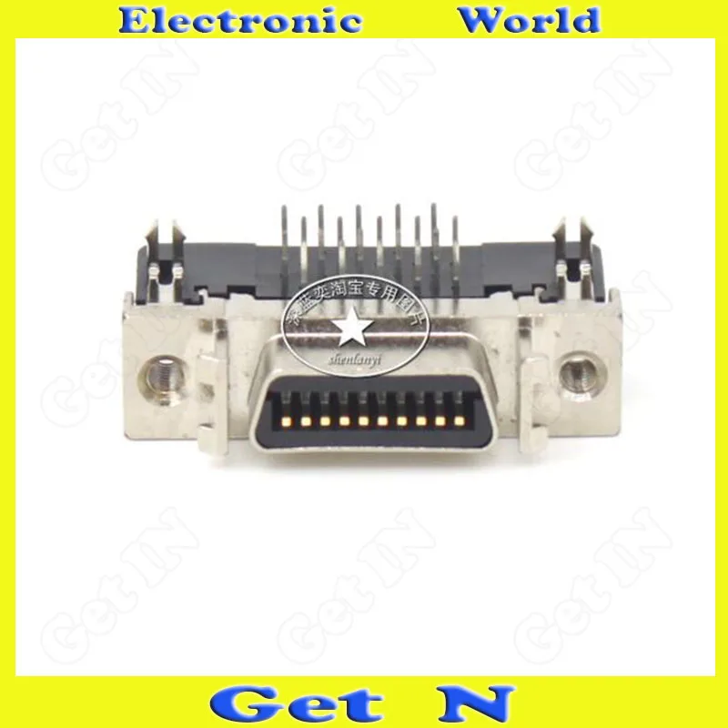 2шт SCSI головка SCSICN20 90 градусов изгиб SCSICN20P Женский Локоть разъем заводской