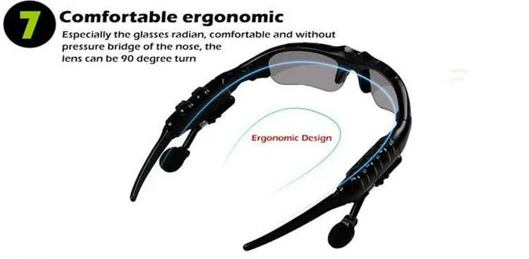 Bluetooth Sunglasses Sun Glasses Polarized Wireless Headphone With Microphone Outdoor Glasses with Mic Casque for sony xiomi