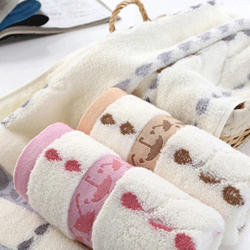 Мода Мягкое Лицо Шайба Полотенце Ванная Комната Зонт Raindrop Шаблон | Дом и сад