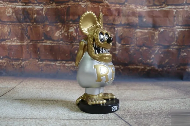 Мода Америка классический мультфильм изображения сказок Rat Fink встряхиватель " куклы с большой головой игрушки новые в коробке