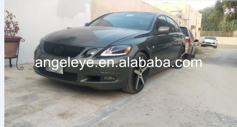 Для Lexus GS300 GS350 GS430 GS450 полоса 2006 2011 года светодиодный ная передняя фара SN|lexus gs300|lexus