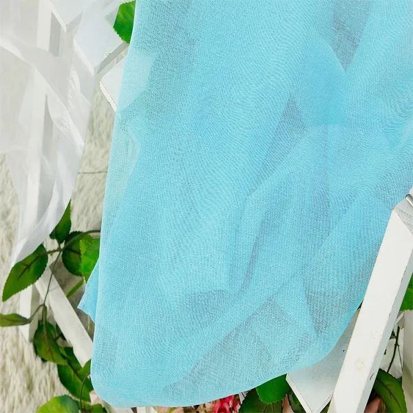 Cloth Тюль окна шторы голубое небо и белое облако скрининг ребенок sheer для спальня cortina rideaux - Цвет: Cloth
