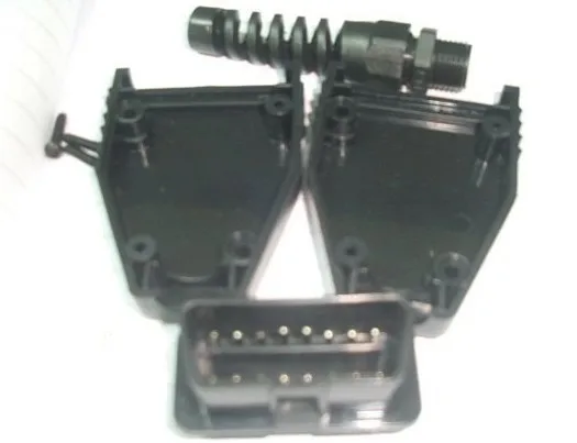 FINETRIP цена Цвета Дополнительно 45 шт. Быстрая Универсальный 16pin OBD-II OBD2 штекер J1962M разъем адаптера