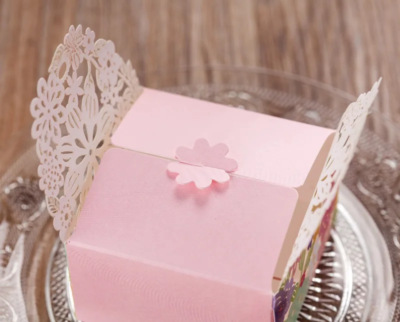 Лазерная резка цвет Флора свадьба конфеты коробка вечере подарочная | Дом и сад