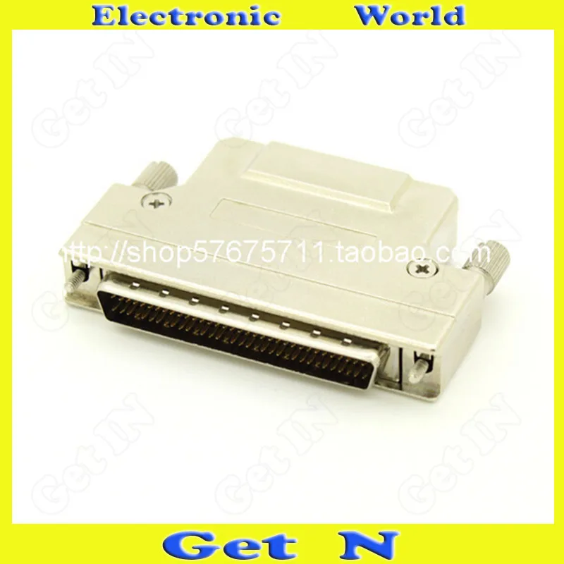 1 шт. SCSI коннектор SCSIDB68 Штекерная головка изготовленный DB68 Sharpnel адаптер