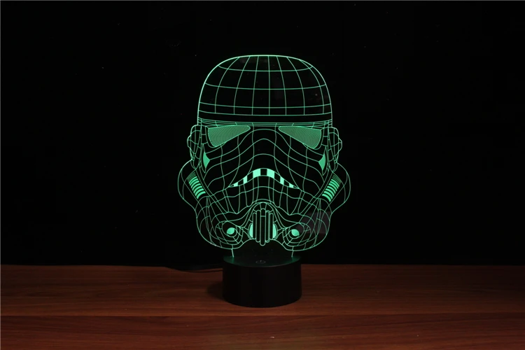 Рождественские украшения для домашнего кино Сувенир 3D светодиодный ночник