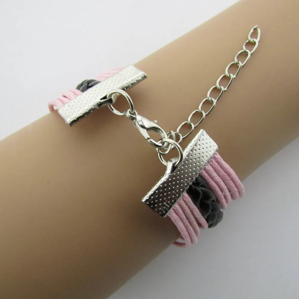 Модные браслеты i Believe The Word Elephant Love цепочки из воска браслеты с подвесками для женщин ювелирные изделия