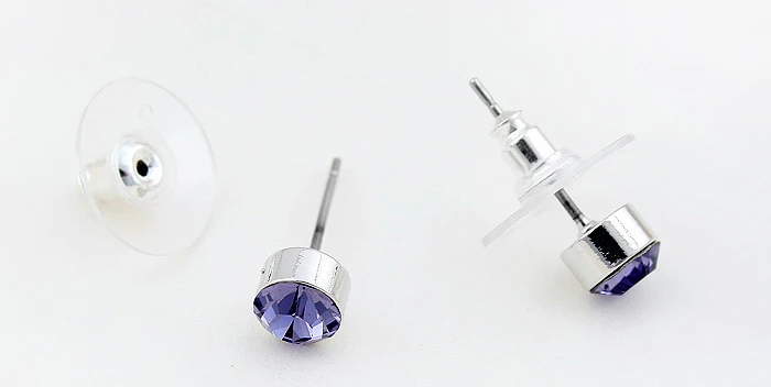 BeBella 5 мм круглые стразы серьги-гвоздики с кристаллами от Swarovski оригинальные модные украшения для женщин подарок для девушек и жены