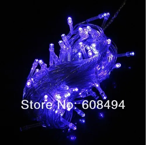 200 светодио дный м 20 M String Fairy Lights Рождество Xmas 64ft гирлянда сад дерево украшение Свадебная вечерние-синий
