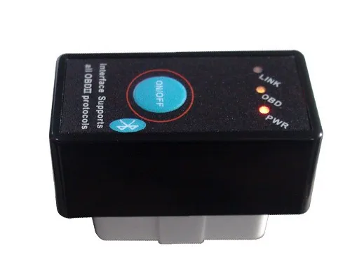 V1.5 OBD2 OBDII OBD II сканер ELM 327 Супер Мини ELM327 Bluetooth с выключателем питания работает на Android Symbian Windows 10 шт