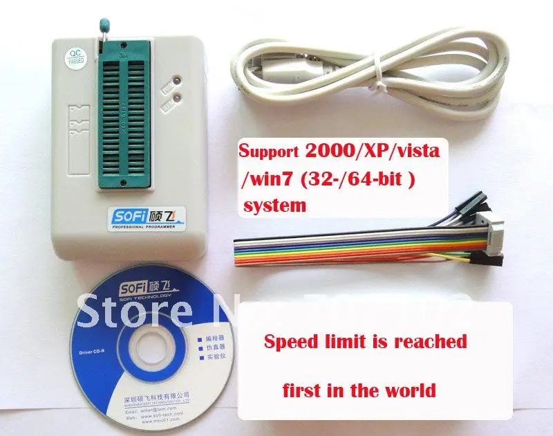 SOFI SP8-B(93/24/25/BR90/SPI USB программатор EEPROM поддержка биоса 6393