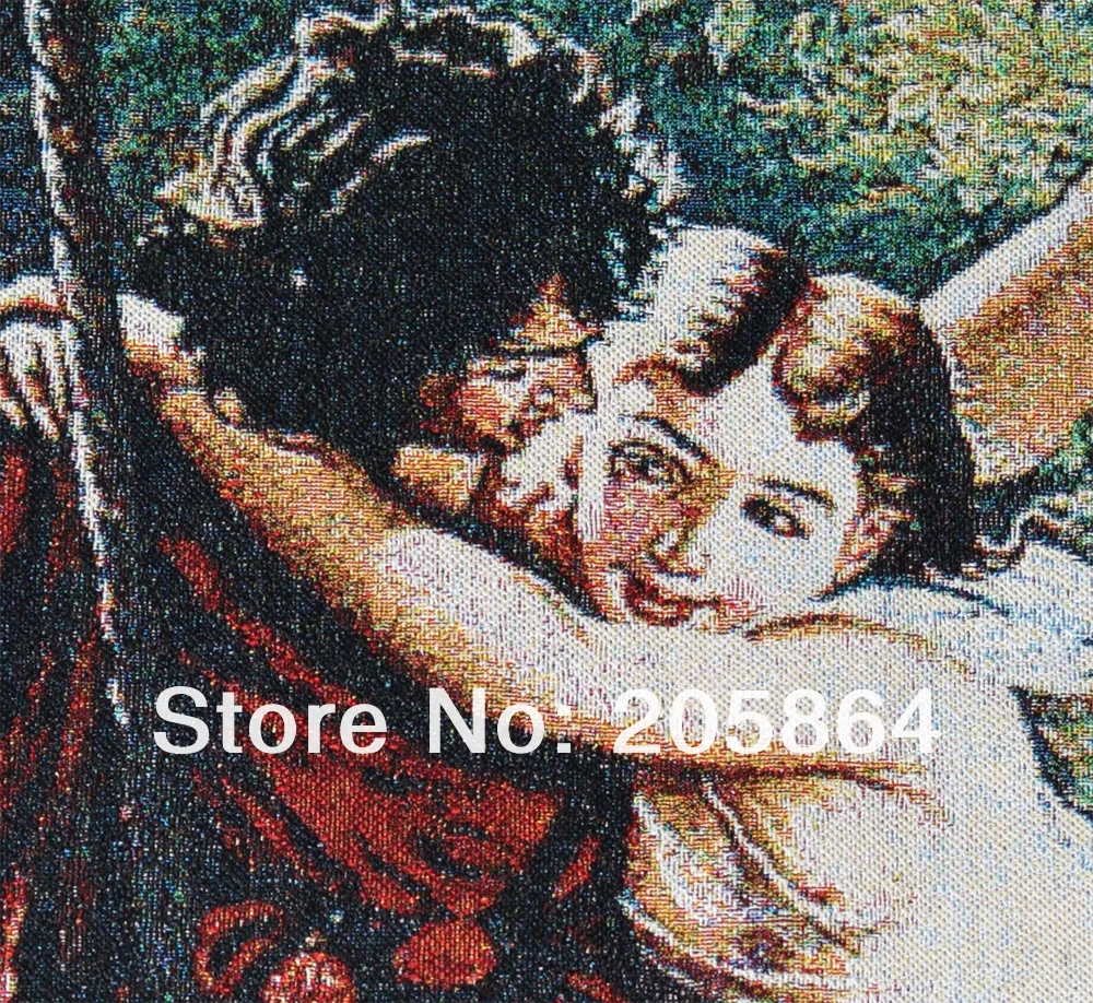 60x80 см Гобеленовые ковры, Иисуса с ангелами, украшение картины для дома и церкви