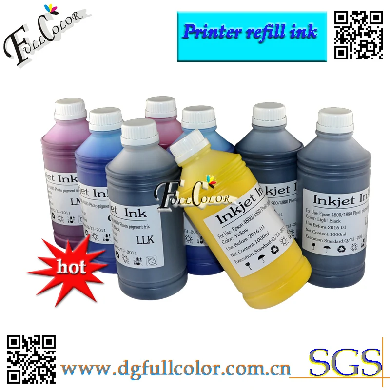 Заказ на 4800 4880 комплектов сублимационных чернил один комплект картриджей + 8