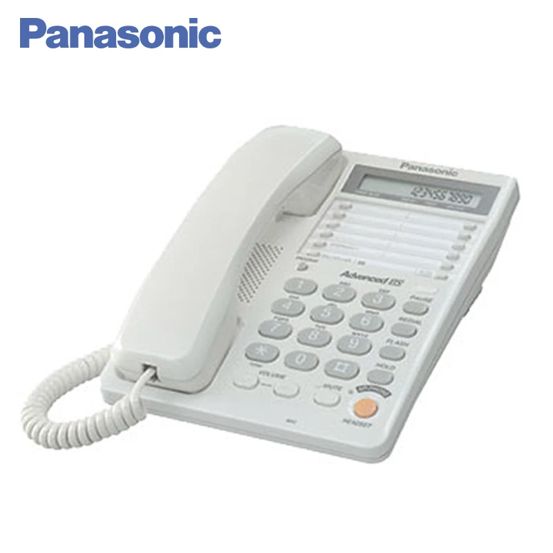 Проводной телефон Panasonic KX TS2365RUW c ЖК дисплеем и функцией громкой связи белый|phone