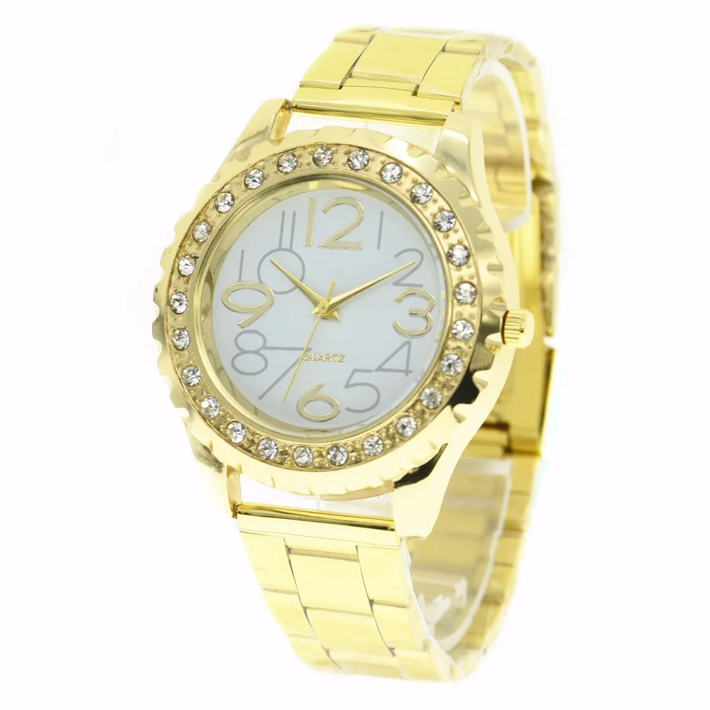 

New Fashion Women Rhinestone Watches Big Number Woman Fashion Dress Watches Hot Sale Creative Women Wrist Watch 8091