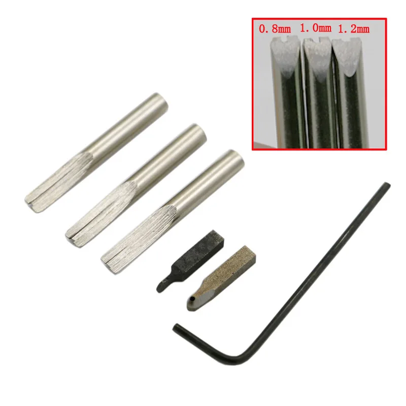1 Set 5 in Pro Leather Craft Adjustable Stitching and Groover Crease Hand Tool | Инструменты