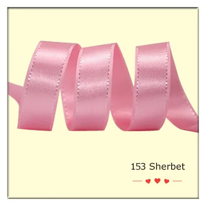 Атласная лента с краями из тафты 1/4 дюйма 6 мм | Дом и сад