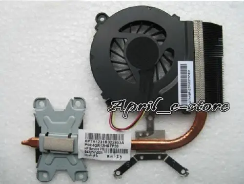 Новый процессор вентилятор охлаждения и радиатор для hp Pavilion 643257-001  | Чистящие принадлежности для компьютеров -32331359724