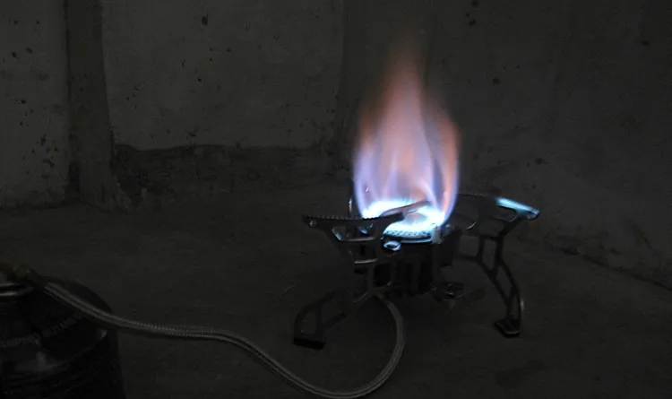 Булин T4-A из нержавеющей стали, открытая Складная газовая плита, походная плита для пикника, разделенная горелка для выживания на открытом воздухе, газовая печь
