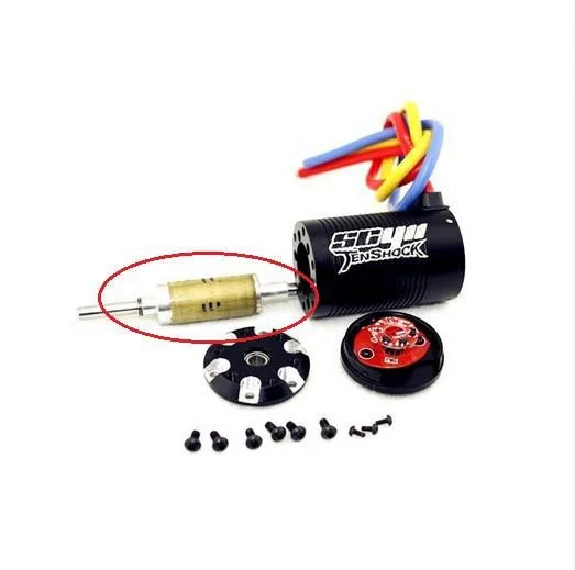 Tenshock 1:10 короткий ход 4 полюсный датчик Электрический микро бесщеточный RC автомобили двигатель SC411 для Losi, осевой, гусеничный Traxxas Slash 4x4