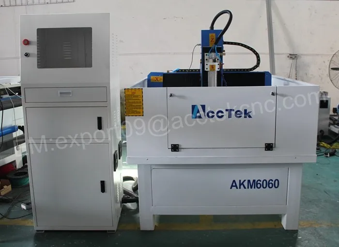 Цзинань Acctek AKM6060 cnc прессформы машина с постоянной мощности шпинделя 2.2KW самым