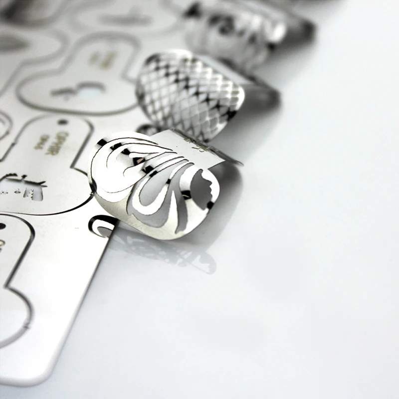 OPHIR Аэрограф для дизайна ногтей трафарет для ногтей металлический трафарет 30x мультяшный стиль рисунок для ногтей инструменты для ногтей _ ... от AliExpress WW