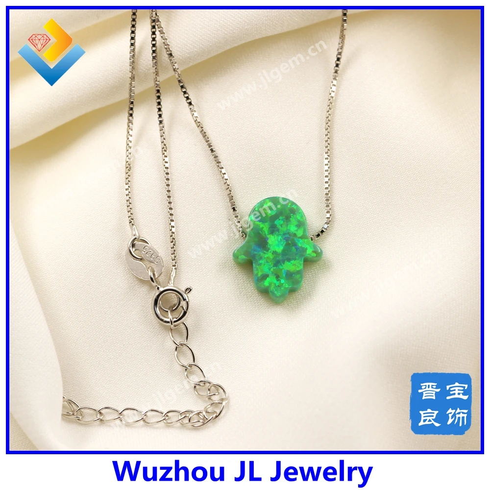 Ожерелье цепочка с синтетическим опалом диаметром 11*13 мм (1 шт.)|necklace metal|necklace