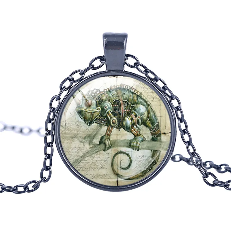 Винтажная Механическая Шестерня стимпанк арт Фото Подвески стеклянный кабошон