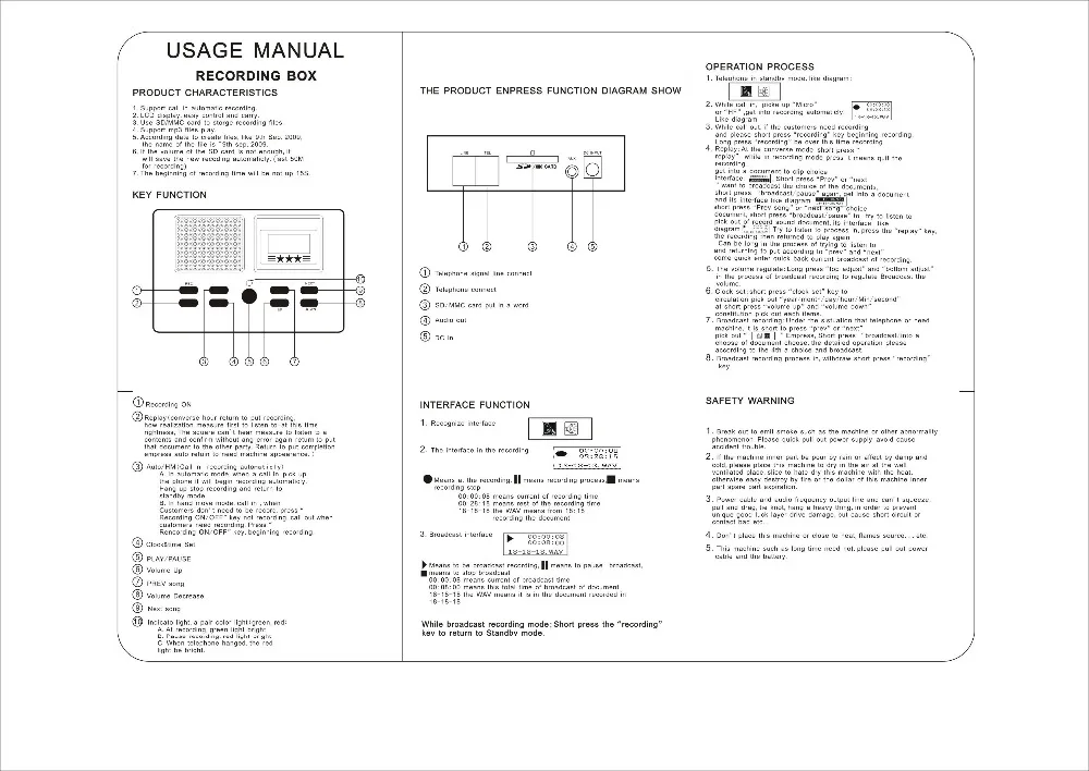 Мини цифровой телефонный звонок ЖК дисплей со слотом для SD карты|digital telephone|telephone
