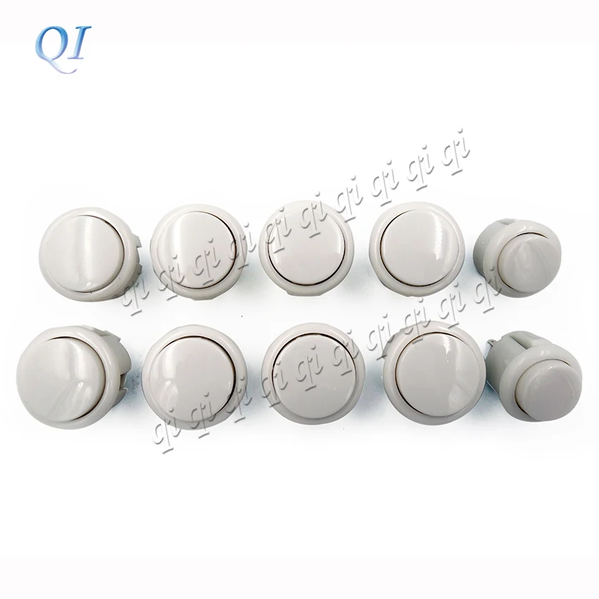 Good Quality 10 PCS/lot 24mm+30mm Round Push Button/arcade button with switch for arcade game machine DIY controller | Спорт и