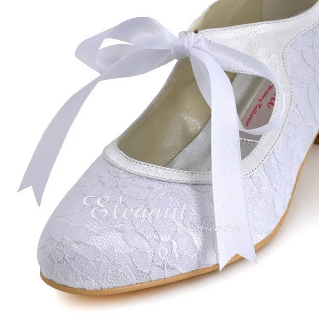 Свадебные туфли белого цвета и слоновой кости Женские туфли-лодочки Mary jane на