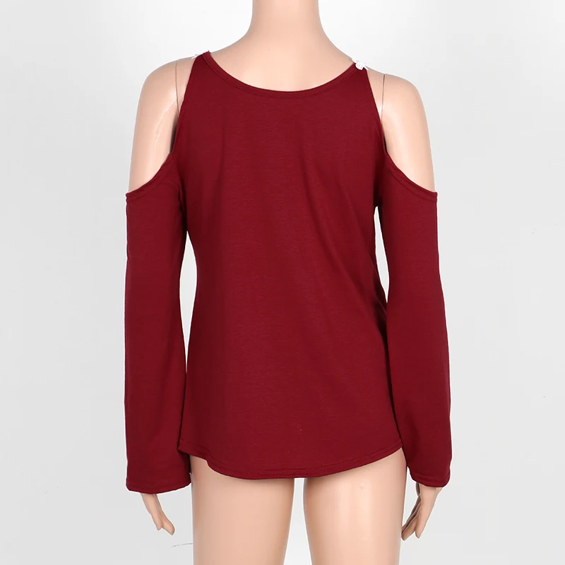 Женская футболка с V образным вырезом и длинным рукавом 4 цвета|t shirts for women|women t