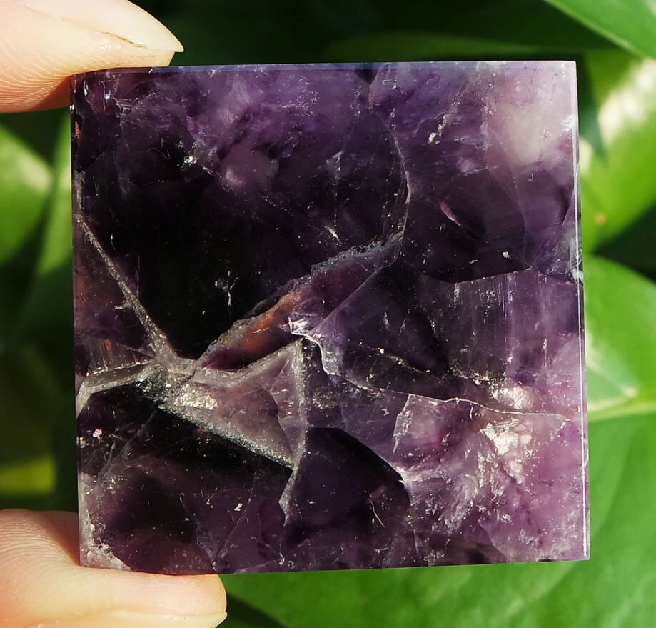 

TOP!!! 90g Natural Dream Amethyst Quartz Crystal Pyramid Healing