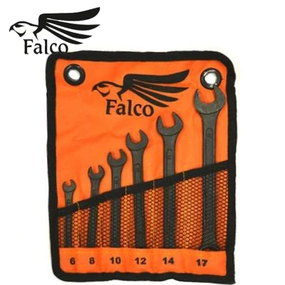 НАБОР ГАЕЧНЫХ КЛЮЧЕЙ &quotFALCO&quot 6 предметов (6 8 10 12 14 17 мм) комбинированный фосфат. в