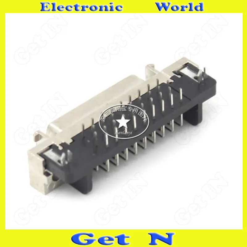 10 шт. Разъем SCSI CN26 гнездовой угловой интерфейс SCSICN26P 90 градусный HPCN26P адаптер|adapter