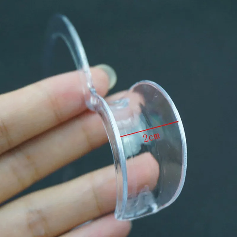 Отверстия для рта прозрачные АБС открытые полоски фиксации полости гаджет