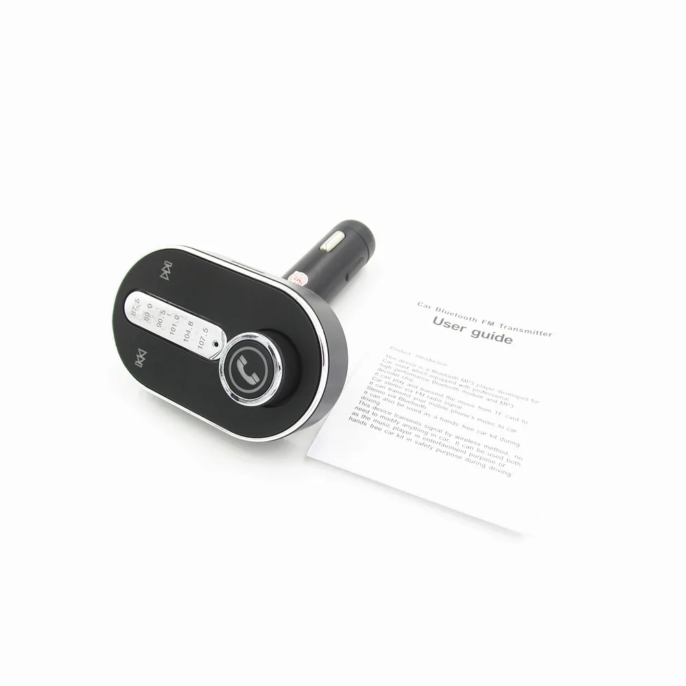 FM Передатчик Автомобильный Комплект Bluetooth MP3 Плеер Поддержка Micro-SD Карты Играть WMA