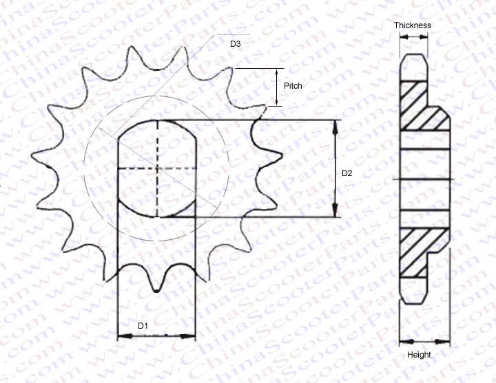 9 10 11 12 зуб 415 420 передняя Звездочка для KTM SX 50 LC Pro-Senior Bj 2002-2005 Mini Moto Dirt Pit Bike запчасти