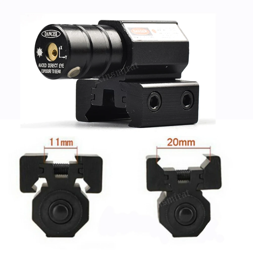 Красная лазерная указка диапазон 50 100 метров нм лазеры Пикатинни регулируемый