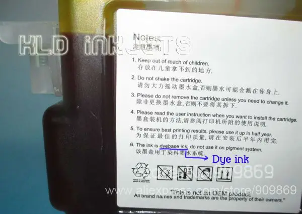 X6PCS BCI-1411 BCI1411 краски базы картридж с чернилами для W8400 W8200 W7200 широкоформатный принтер